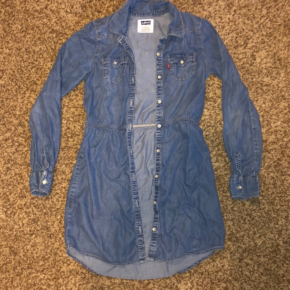 Girls Denim Dress